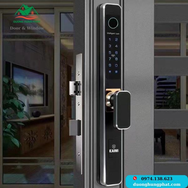 khóa điện tử cửa nhôm 1
